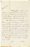 Clara Barton Autograph Letter Signed -- Writing Approvingly of a Surgeon, ''...he hoped he should live to see every negro in the south a voter...''